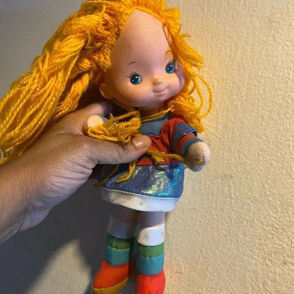 Vintage Rainbow Brite Doll 1983 rainbow baby doll toy collectors item